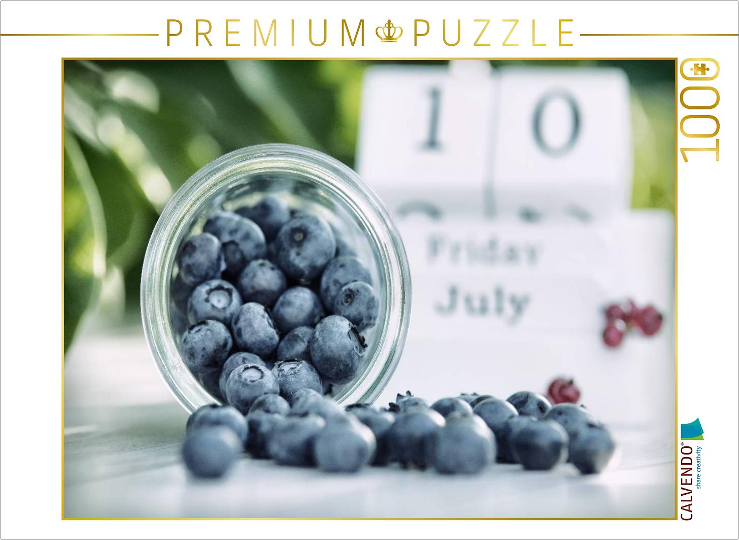 Blaubeeren in der Sommerküche