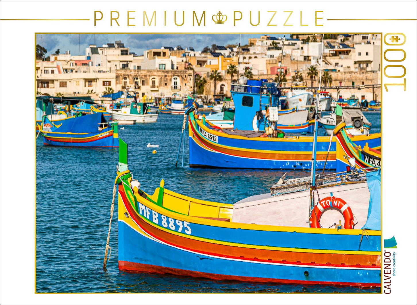 Fischerhafen in Marsaxlokk, im Südosten von Malta