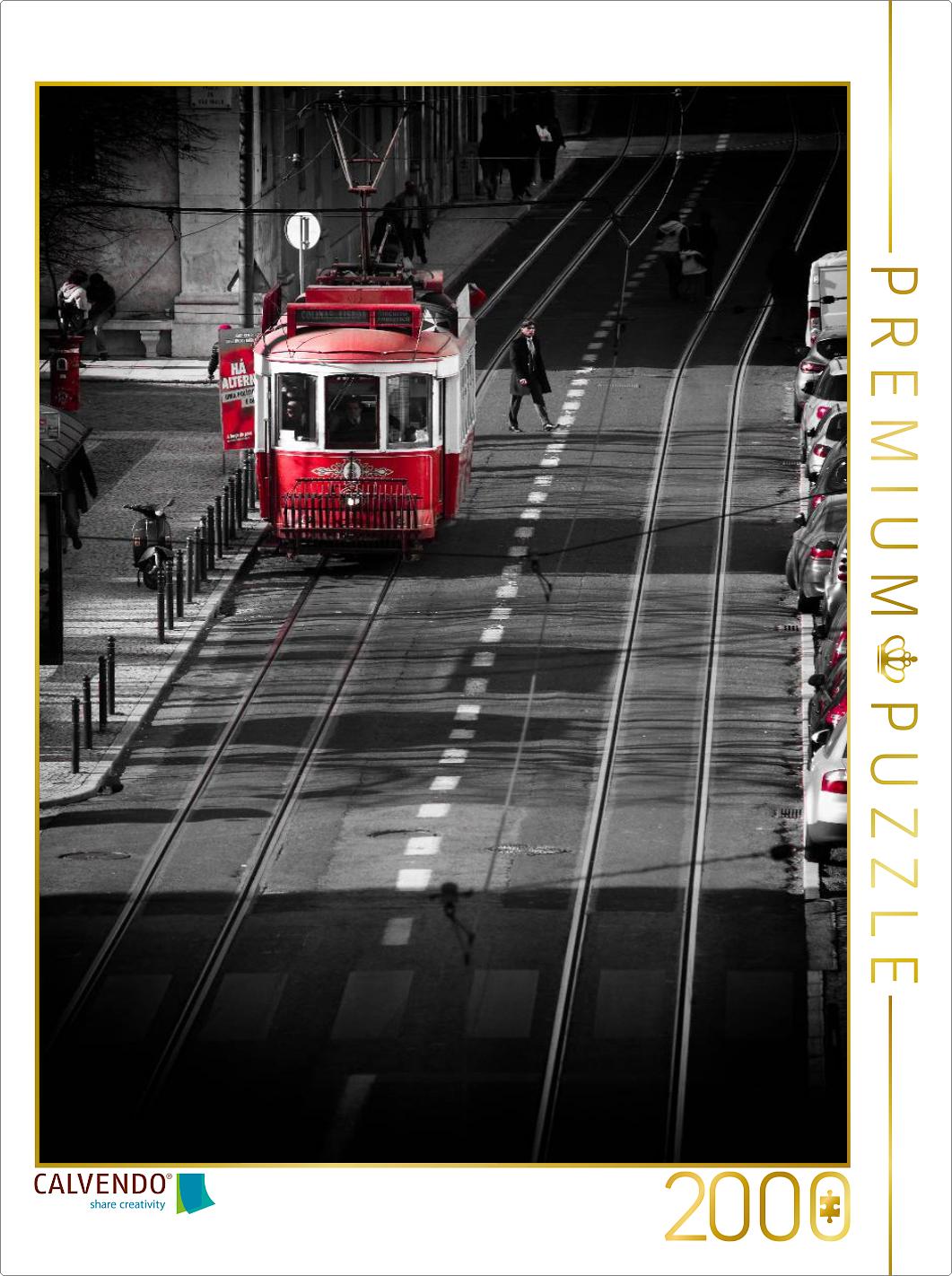 Lissabons Straßenbahn im Licht