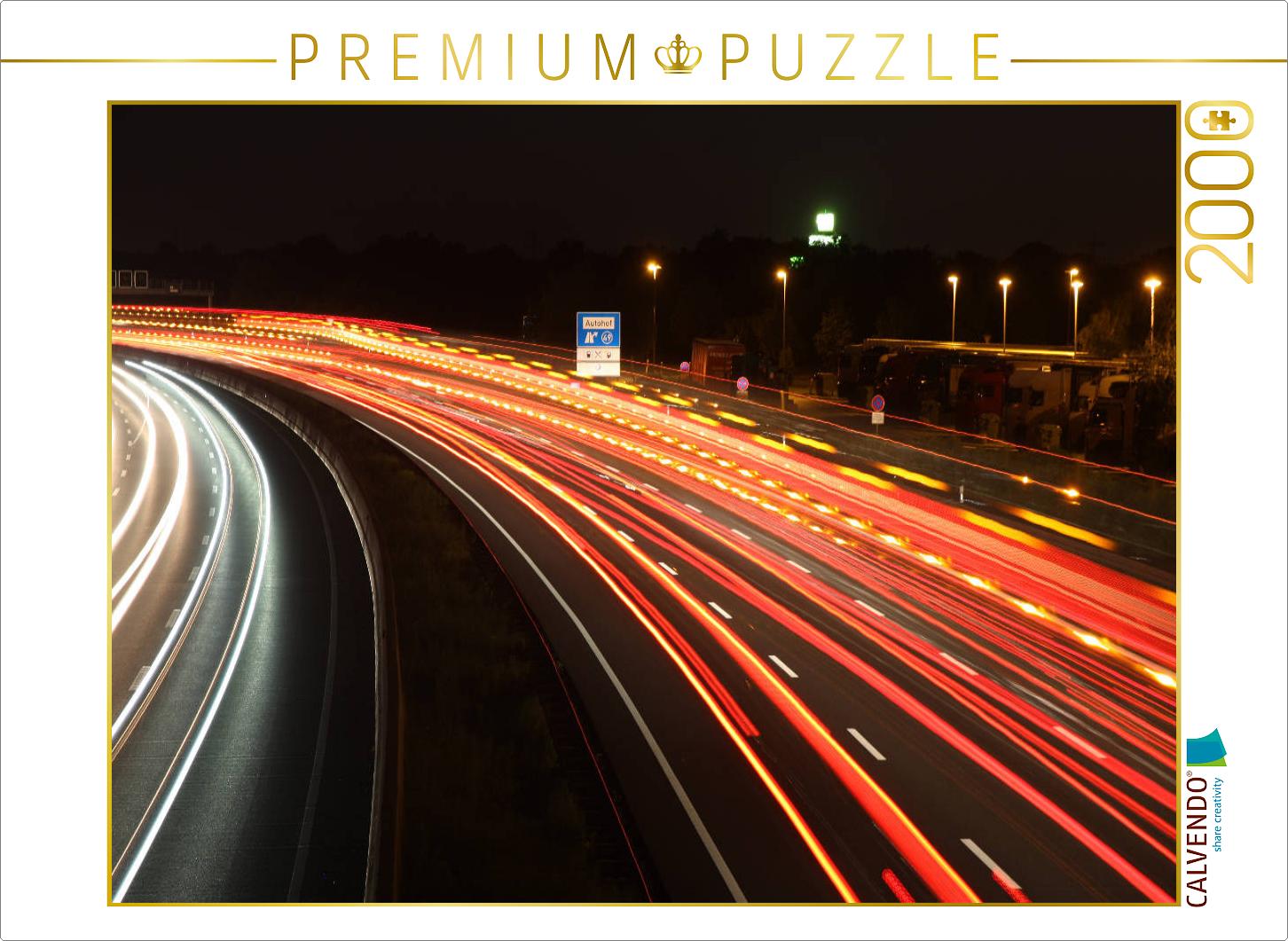 Autobahn in der Nacht