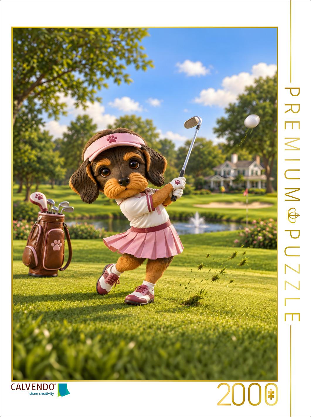 Dackel Motte – Golfstar