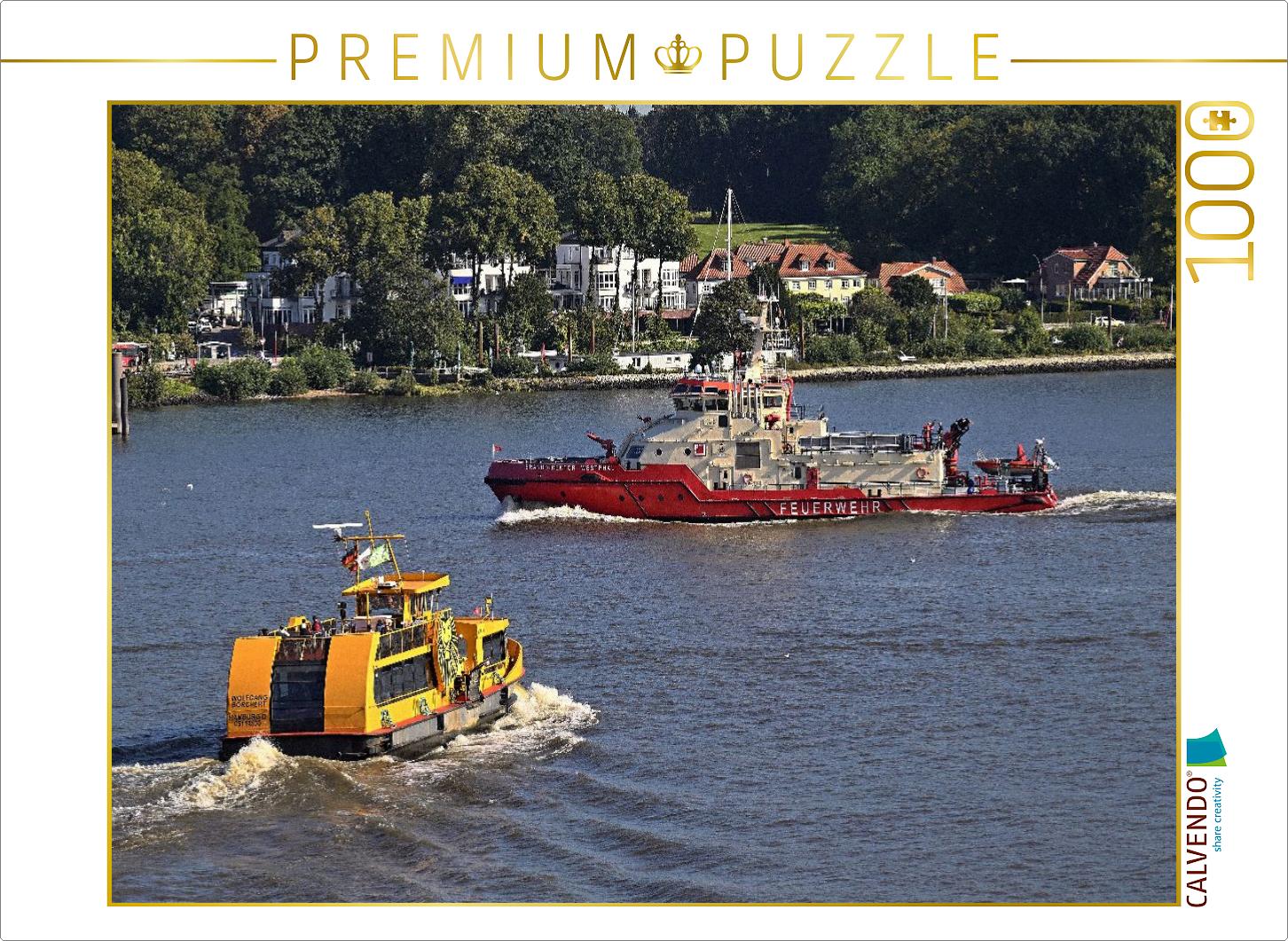 Feuerwehr kreutzt Fährverkehr