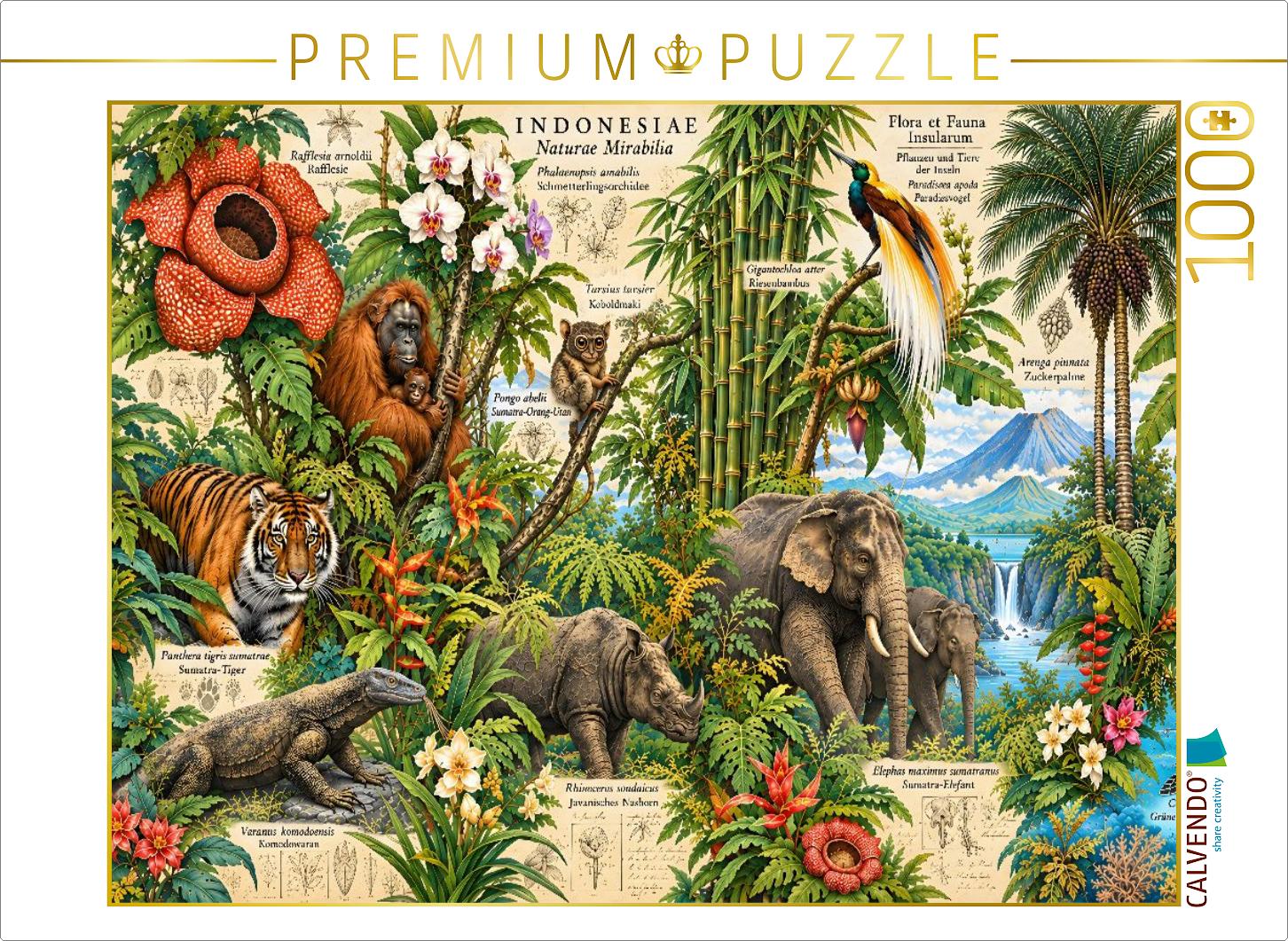 Naturhistorischer Atlas von Indonesien
