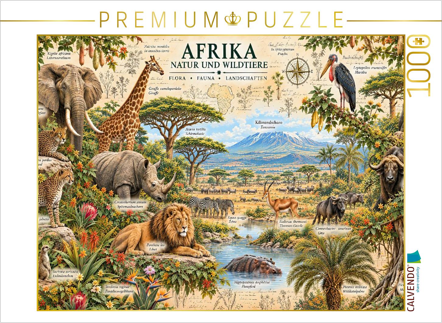 Naturhistorischer Atlas von Afrika