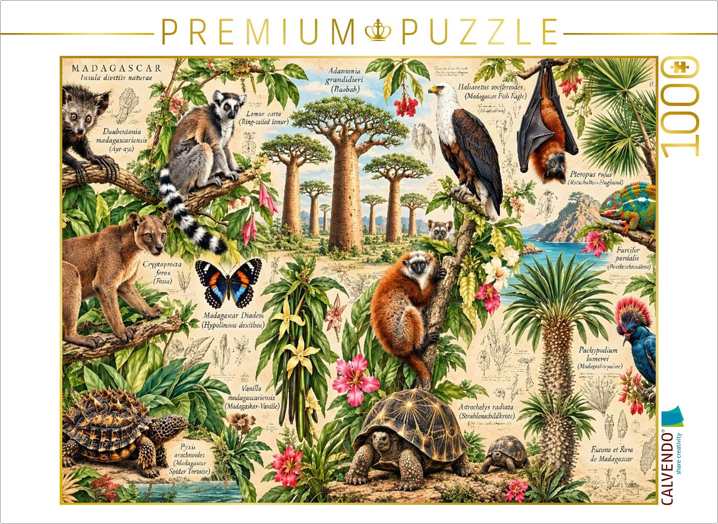 Naturhistorischer Atlas von Madagaskar
