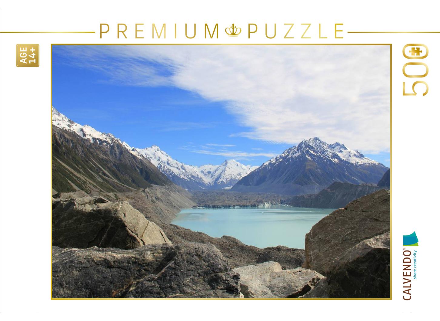 Tasman Glacier mit Gletschersee