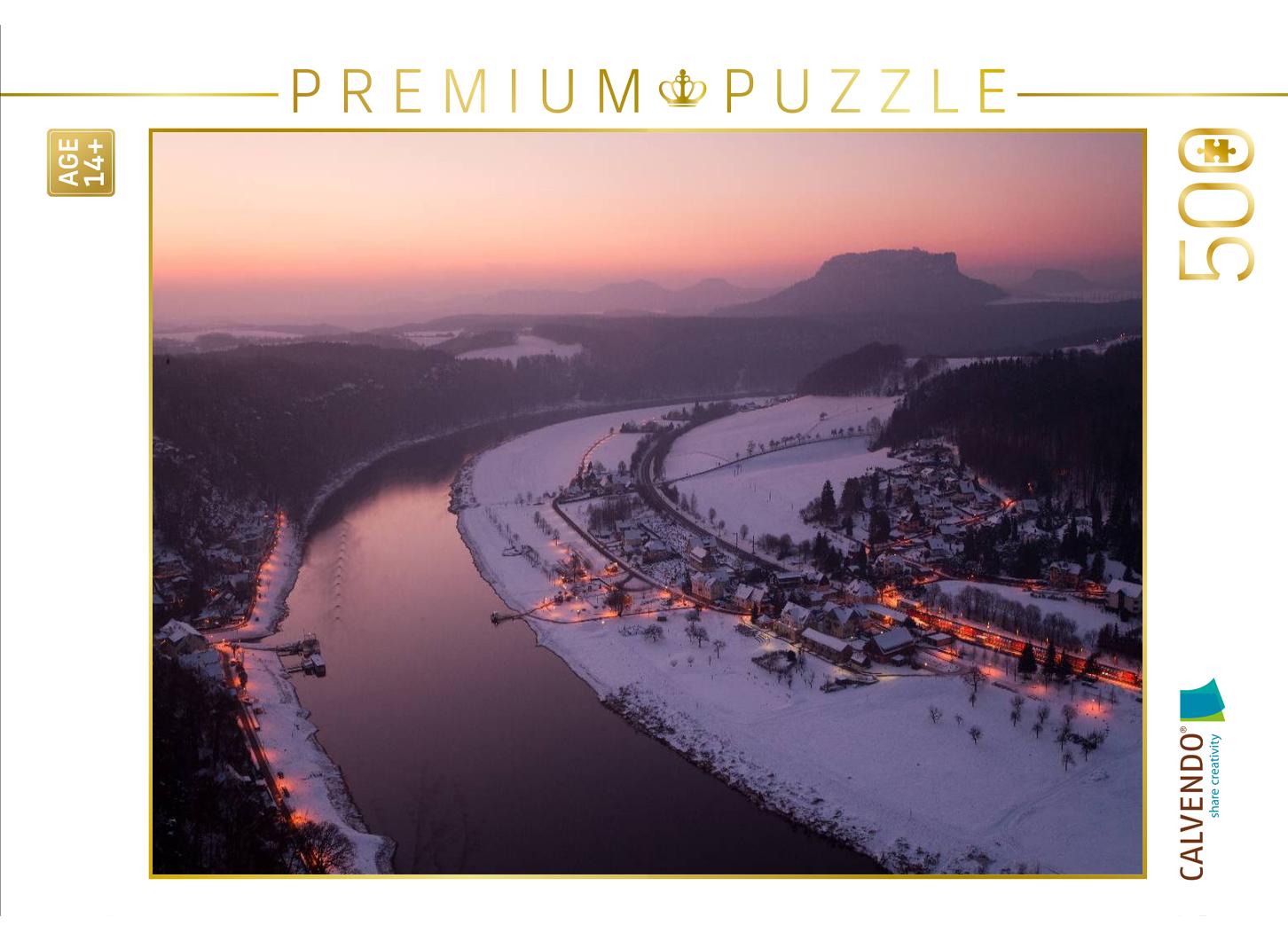 Elbe im Winter