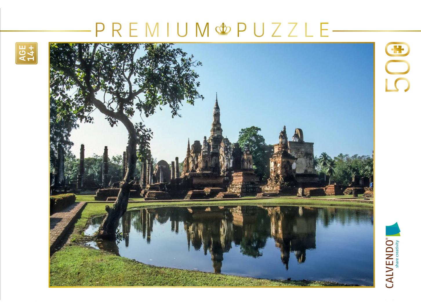 Tempelruine im Wat Mahathat, Sukothai