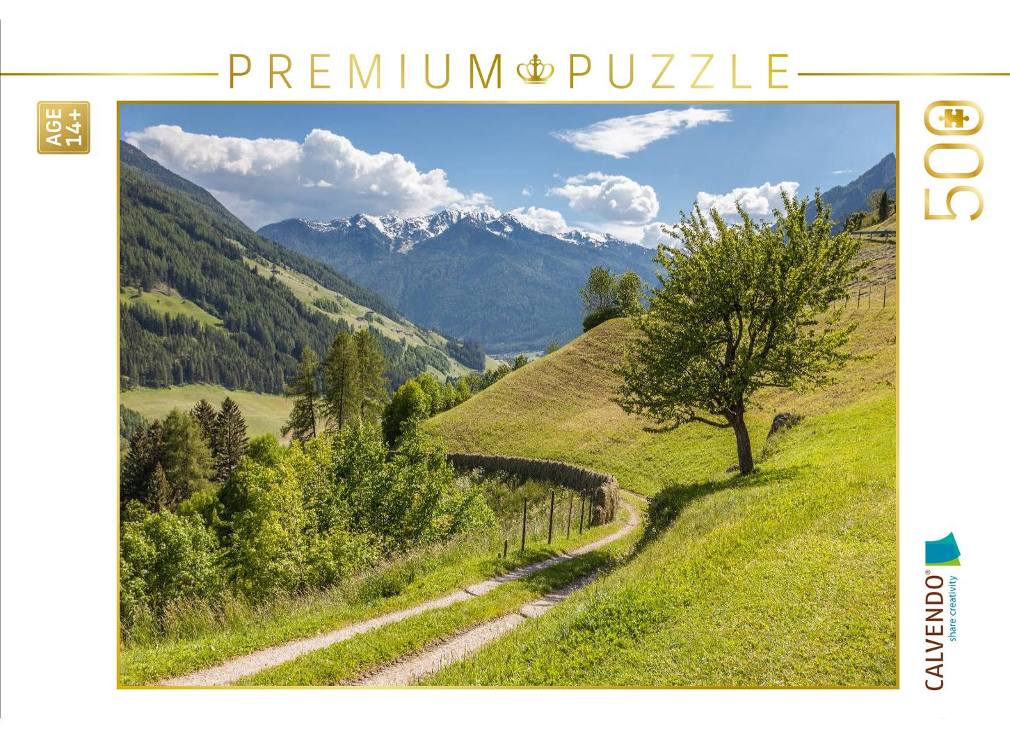 Ahrntaler Sonnenweg bei St. Johann in Südtirol, Italien