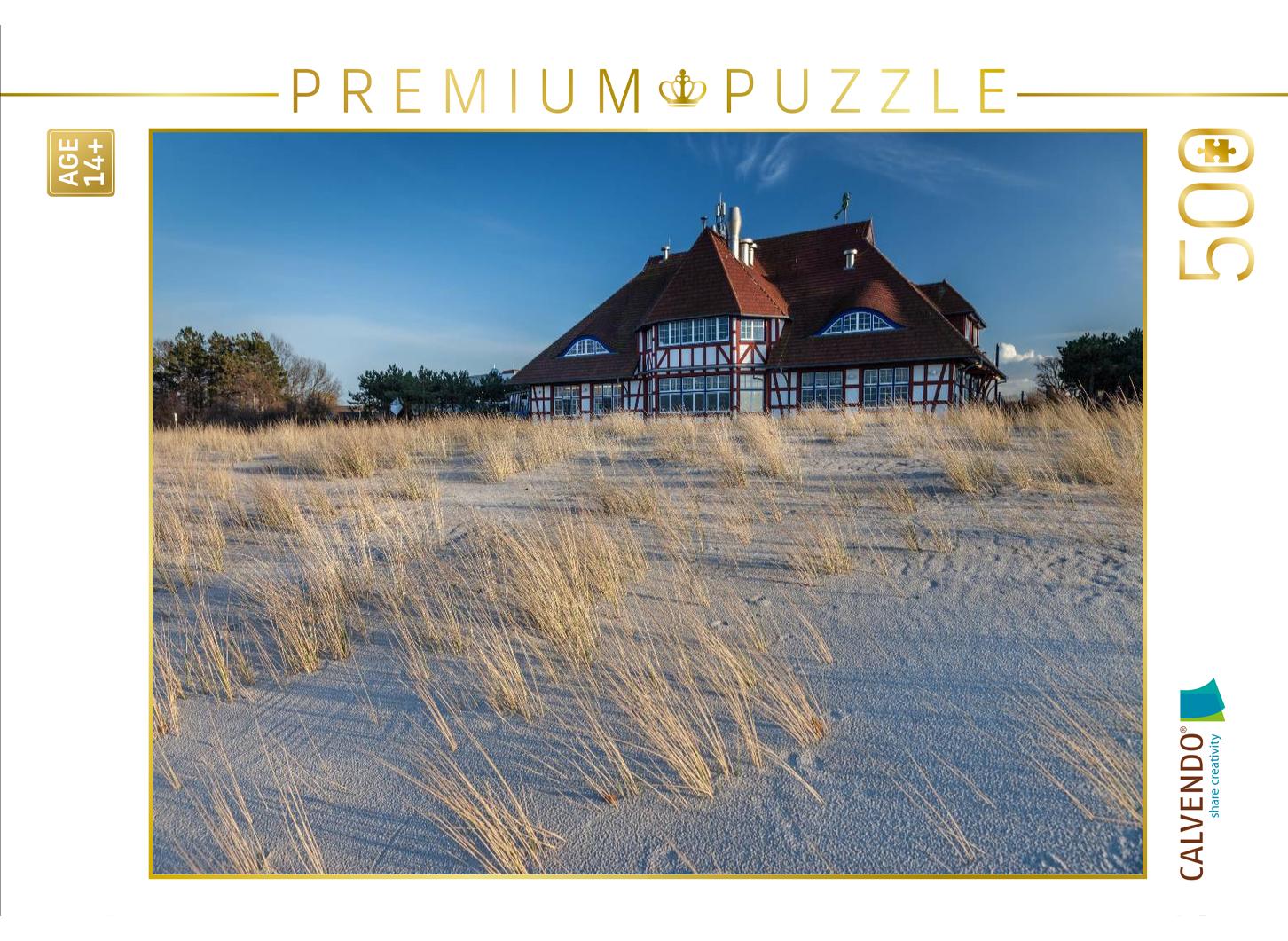 Dünenlandschaft und Kurhaus in Zingst