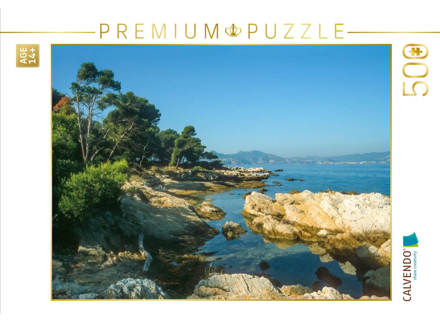 Unberührte Küste auf der Ile St. Honorat