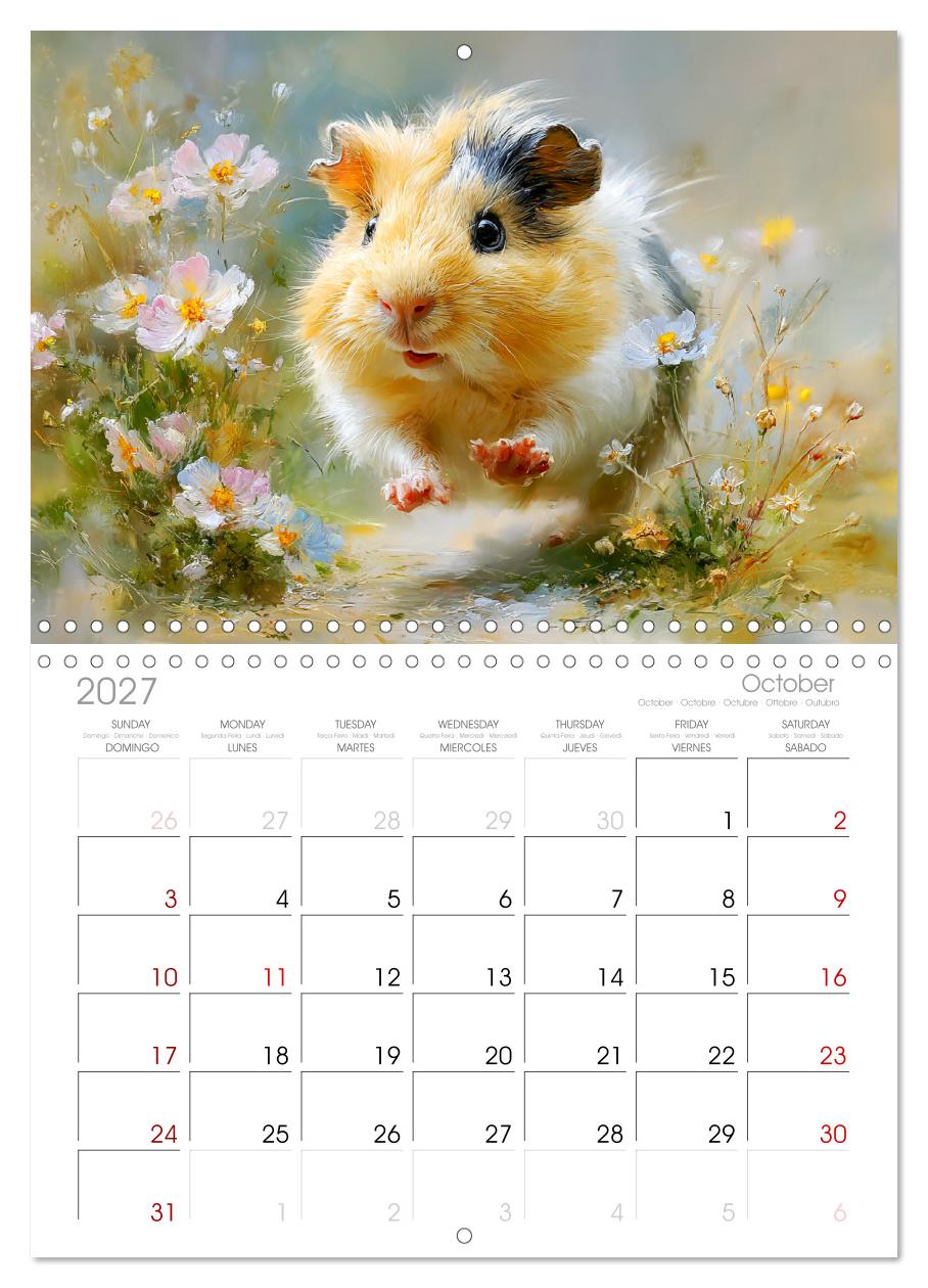 Meerschweinchen. Bezauberndes Gartenglück