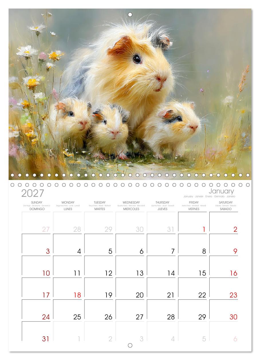 Meerschweinchen. Bezauberndes Gartenglück