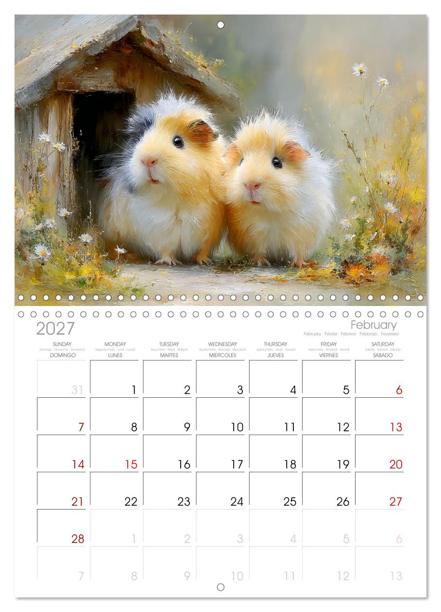 Meerschweinchen. Bezauberndes Gartenglück