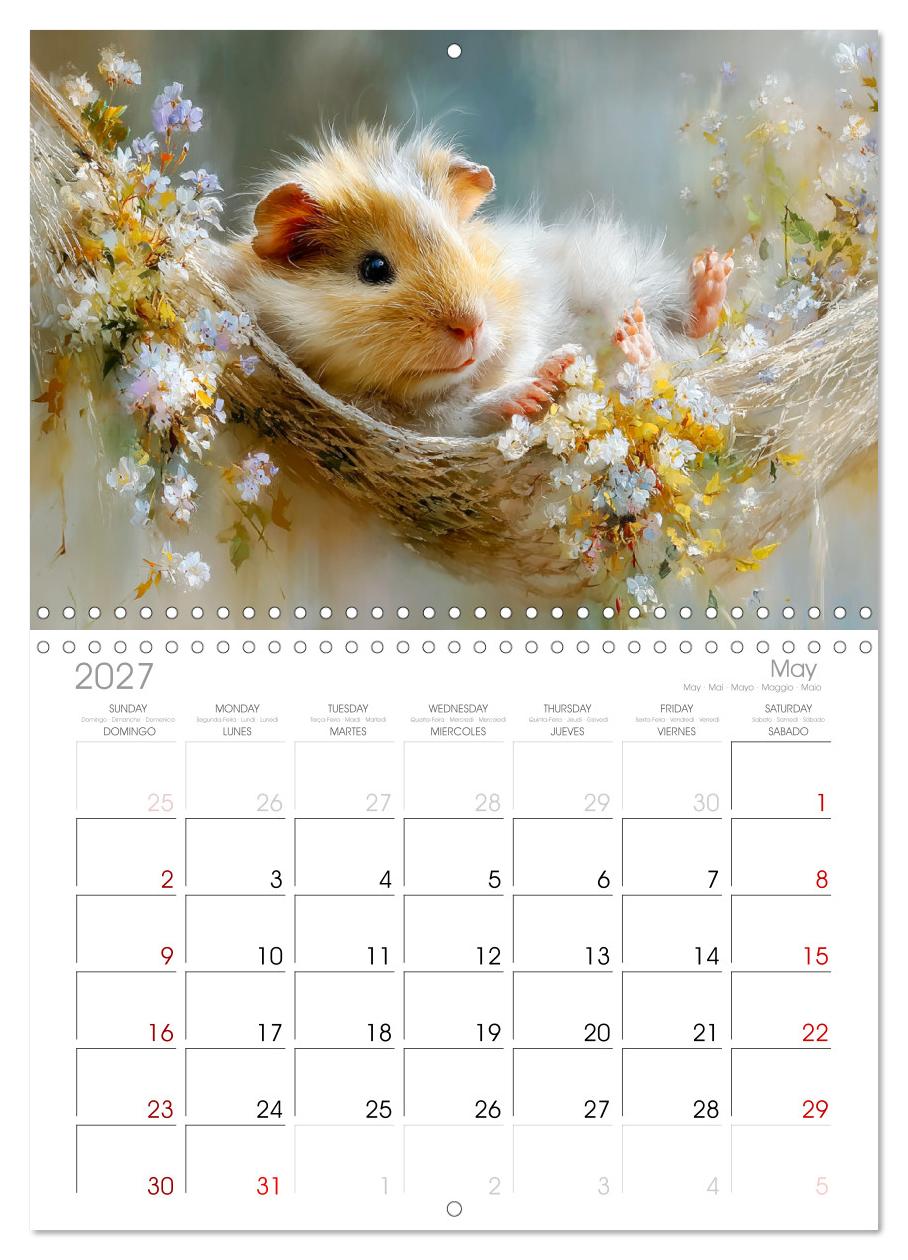 Meerschweinchen. Bezauberndes Gartenglück