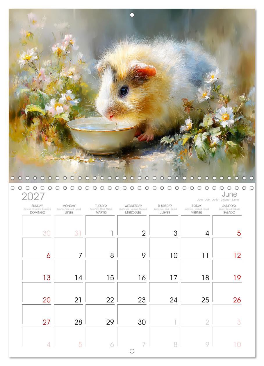 Meerschweinchen. Bezauberndes Gartenglück
