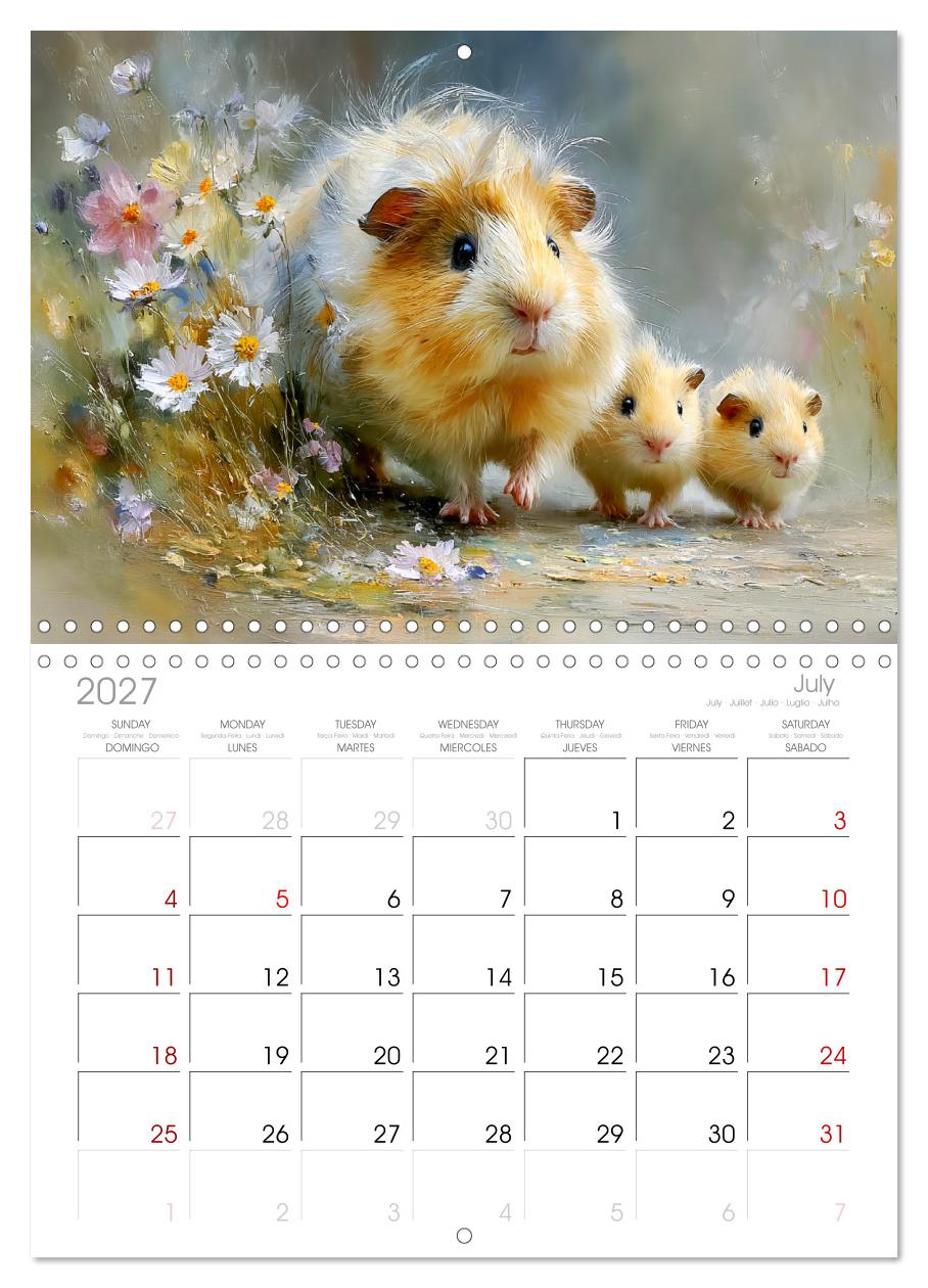 Meerschweinchen. Bezauberndes Gartenglück