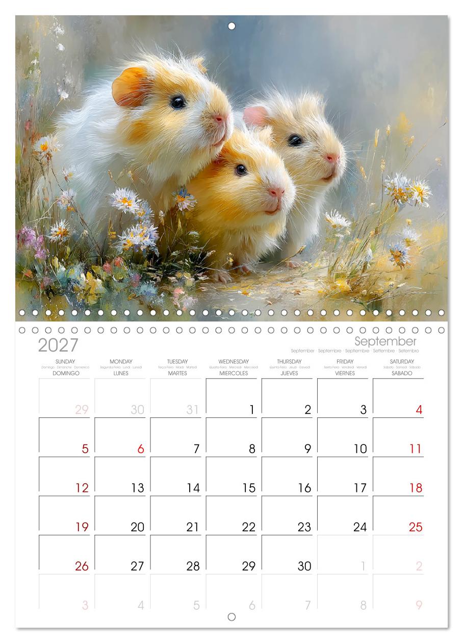 Meerschweinchen. Bezauberndes Gartenglück