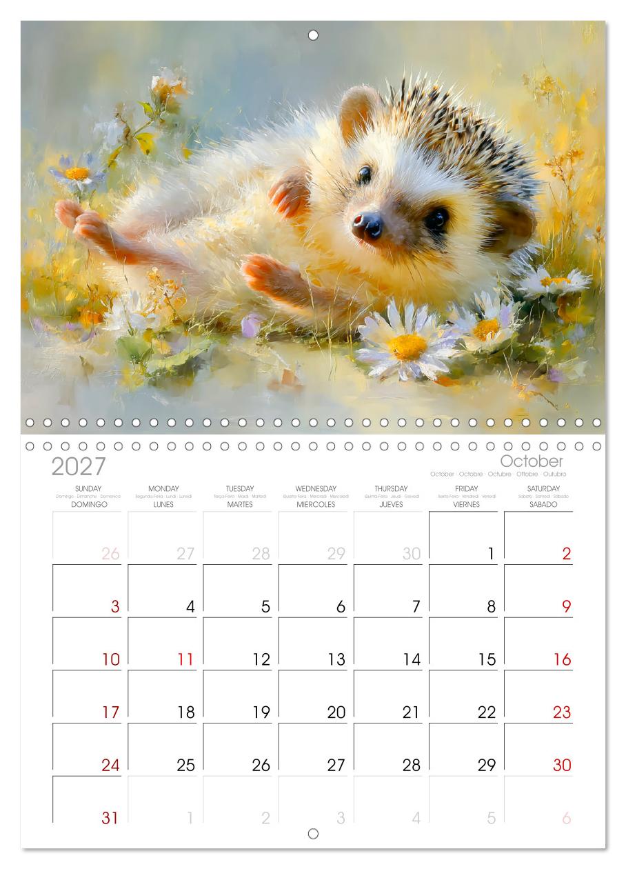 Igel. Kleine Glücksbringer im Garten