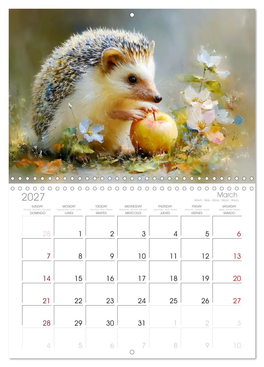Igel. Kleine Glücksbringer im Garten