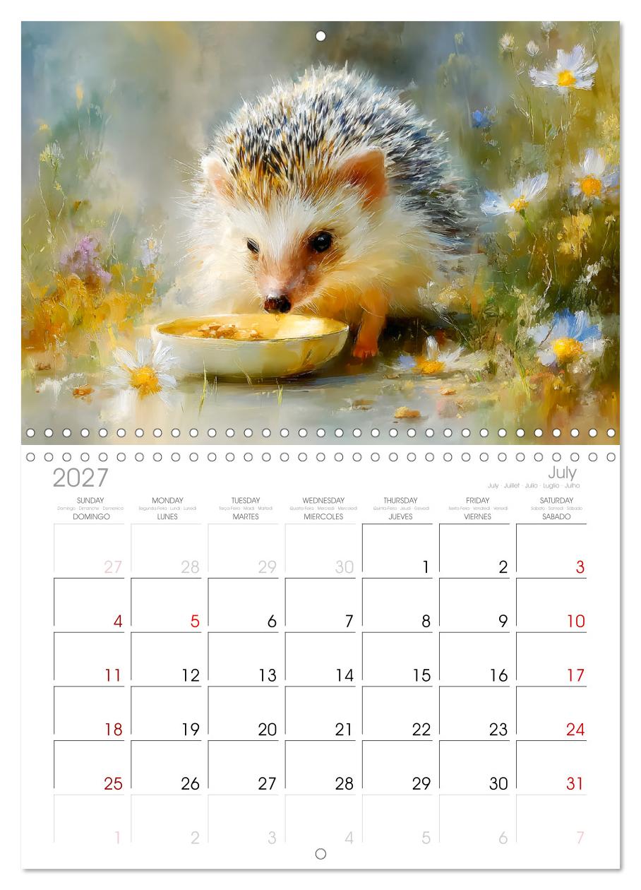 Igel. Kleine Glücksbringer im Garten
