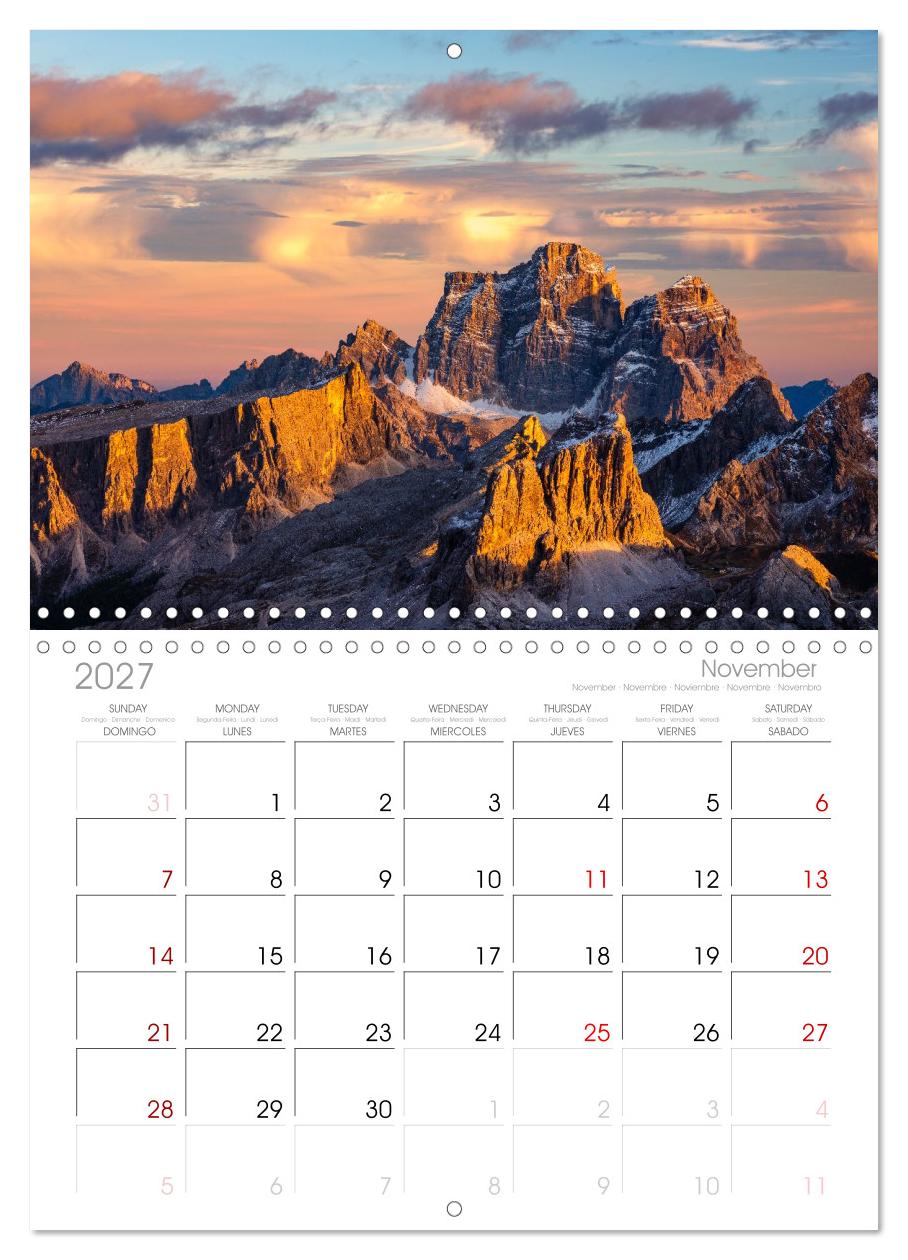 Leuchtende Dolomiten