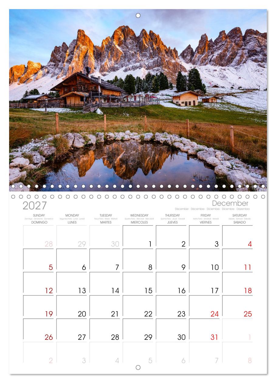 Leuchtende Dolomiten