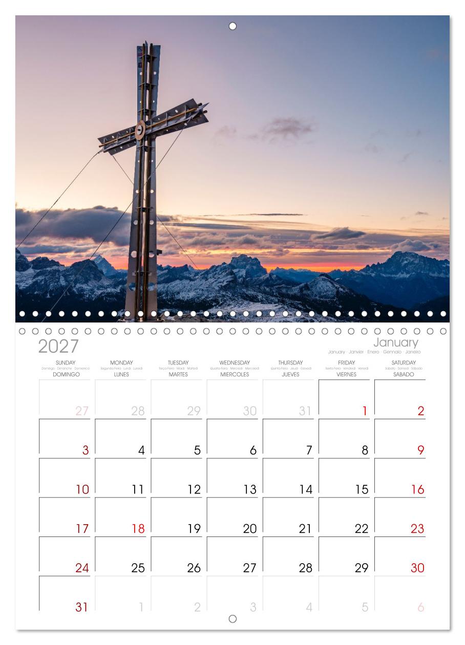 Leuchtende Dolomiten