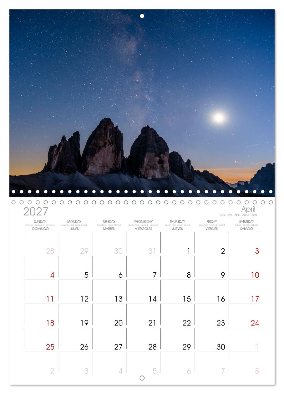Leuchtende Dolomiten