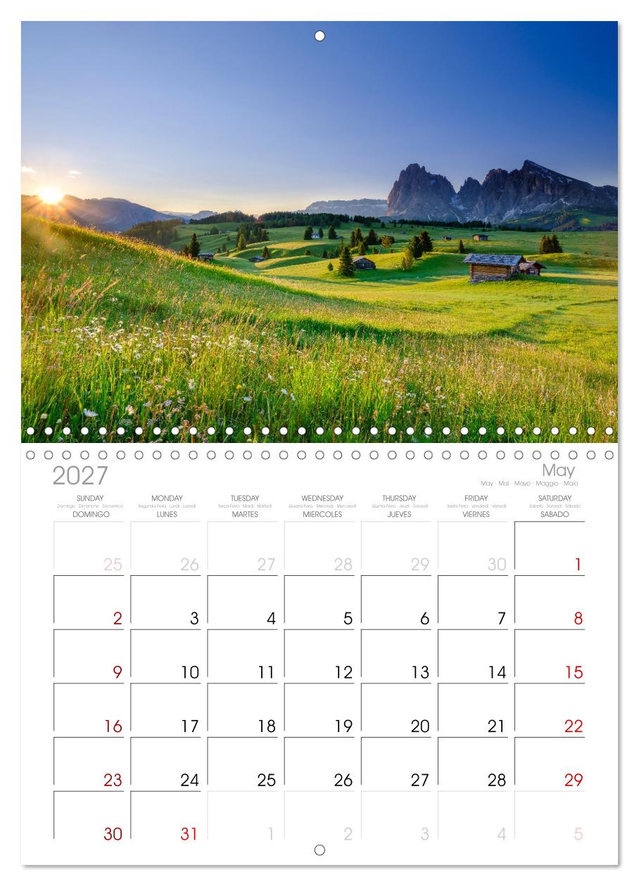 Leuchtende Dolomiten