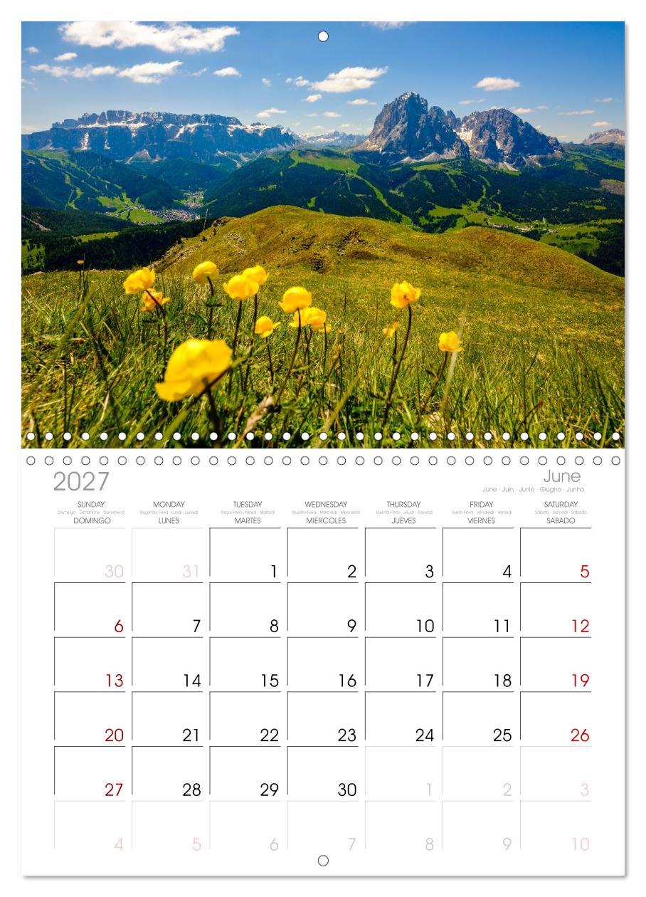 Leuchtende Dolomiten