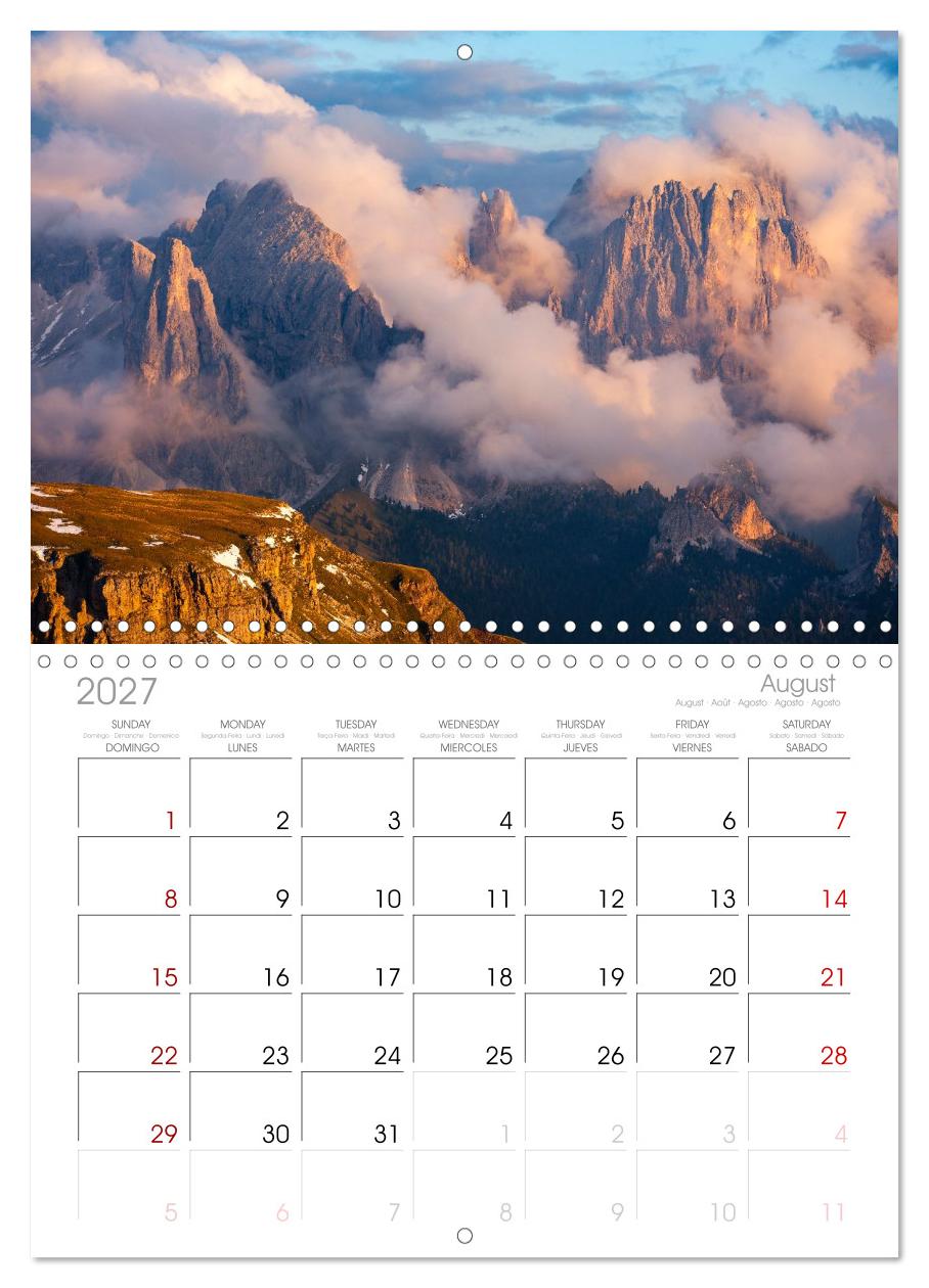 Leuchtende Dolomiten