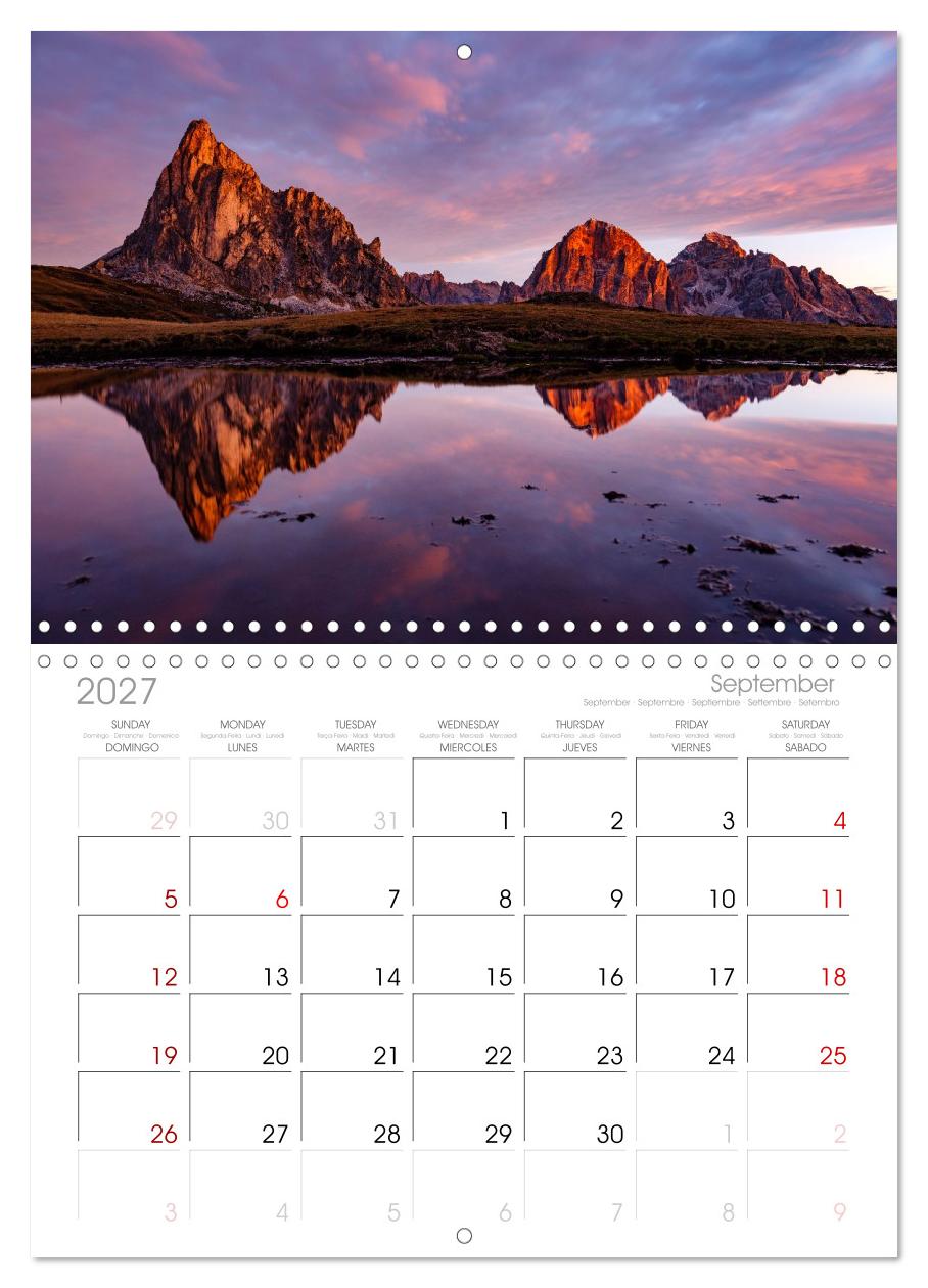 Leuchtende Dolomiten