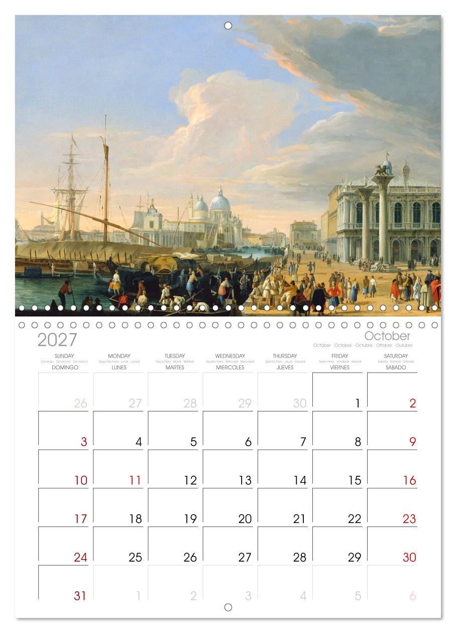 Venedig - Gemälde aus drei Jahrhunderten. Kunstkalender