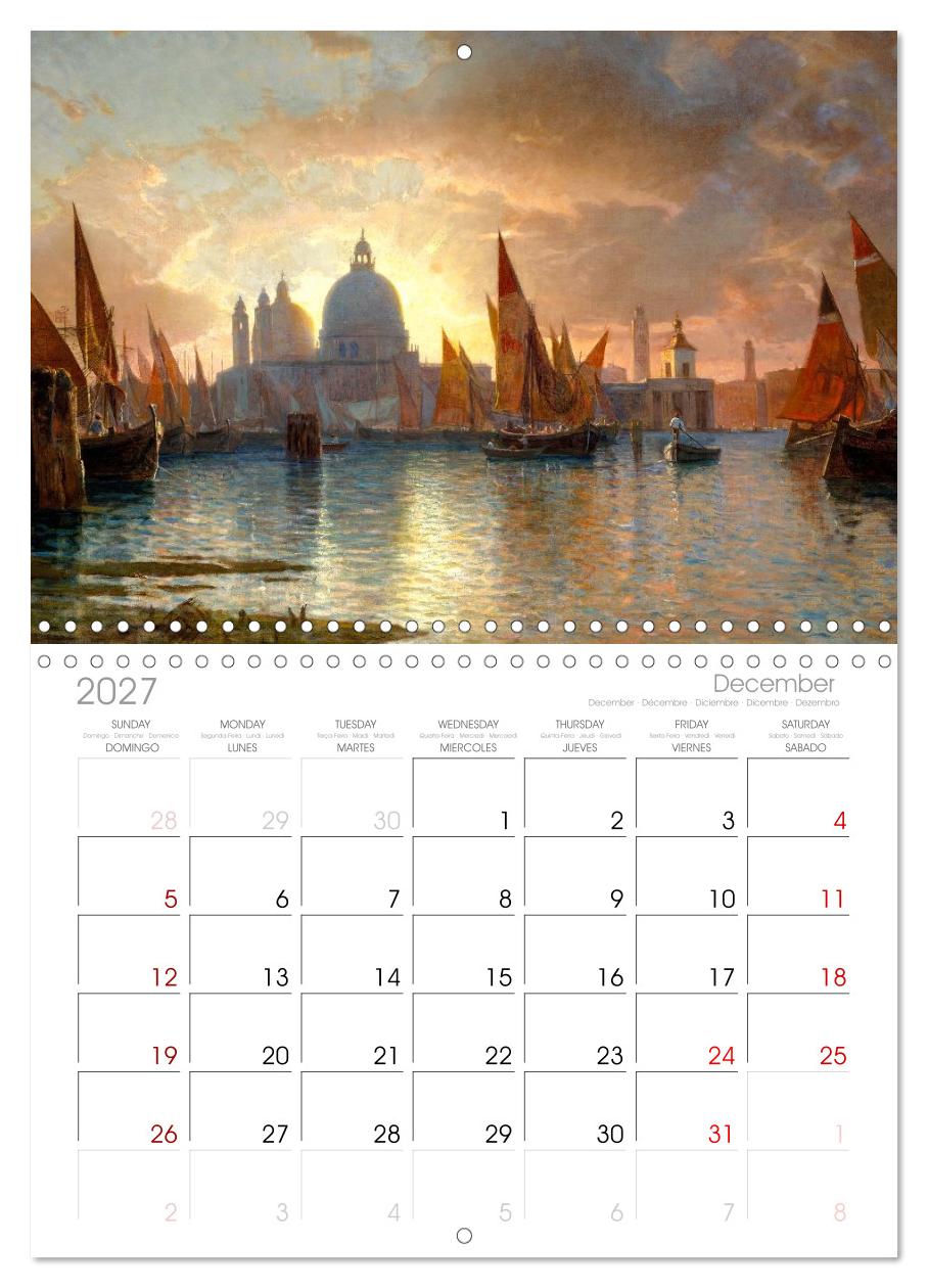 Venedig - Gemälde aus drei Jahrhunderten. Kunstkalender