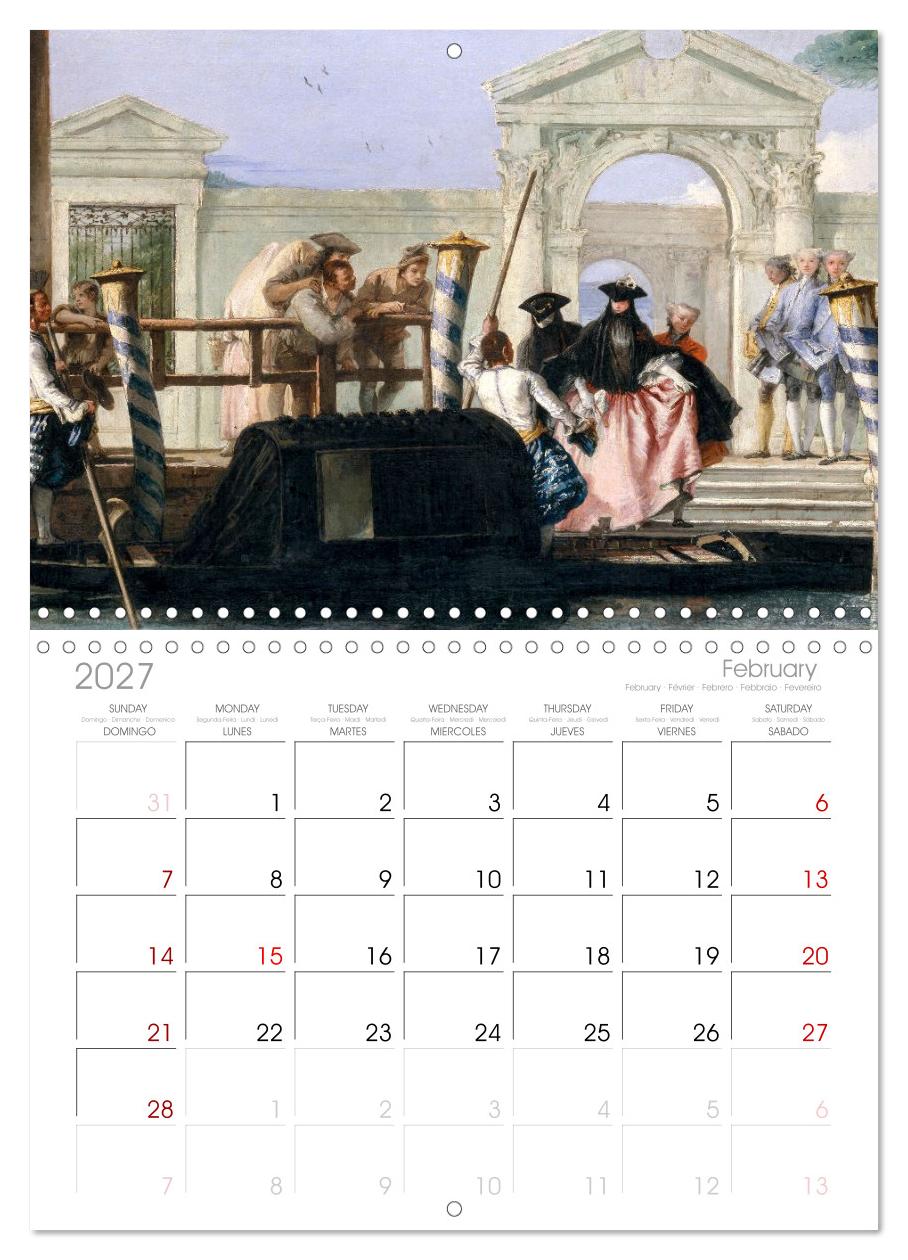 Venedig - Gemälde aus drei Jahrhunderten. Kunstkalender