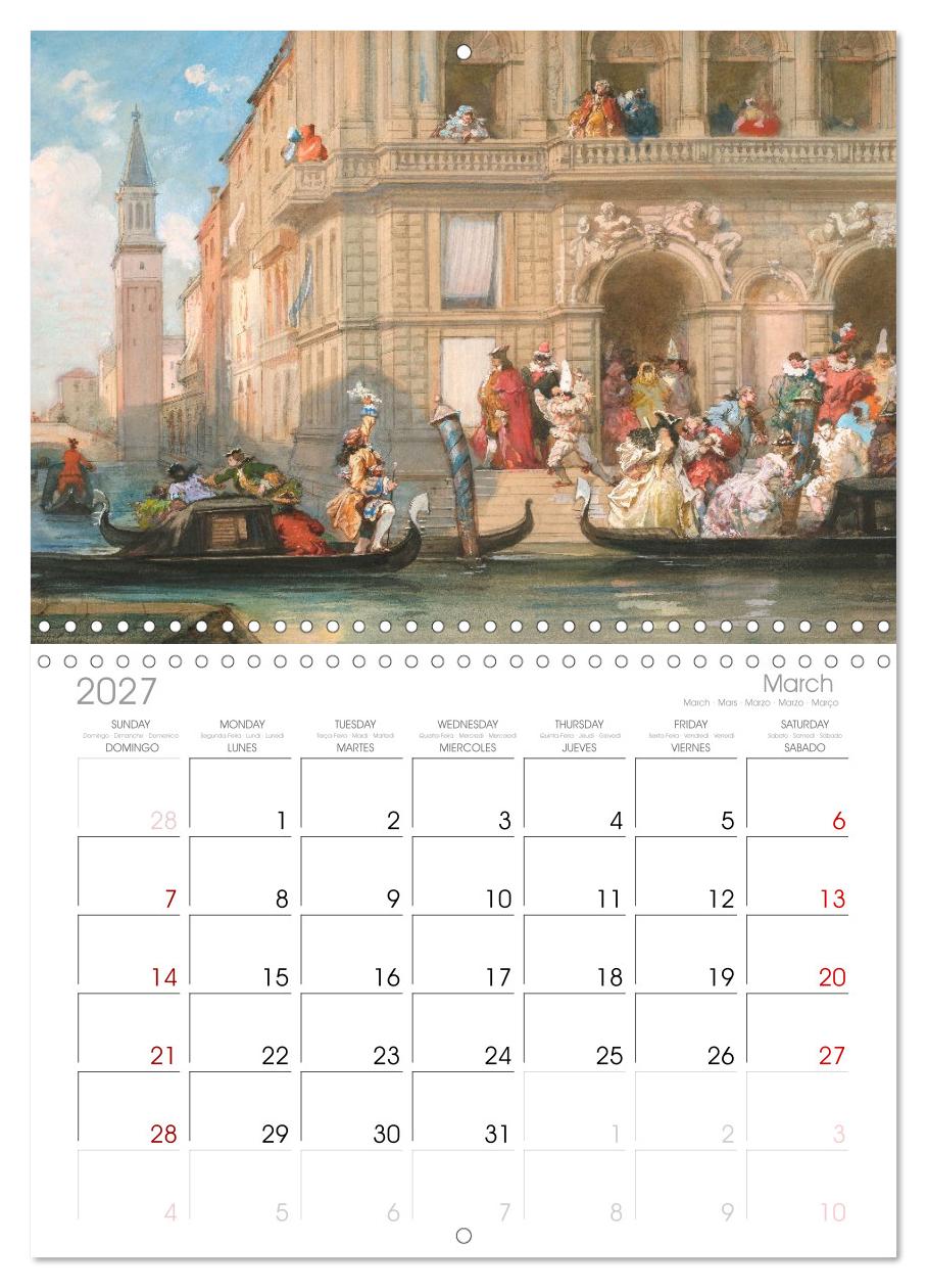 Venedig - Gemälde aus drei Jahrhunderten. Kunstkalender