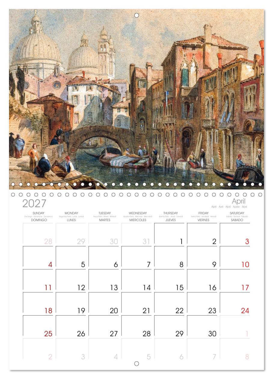Venedig - Gemälde aus drei Jahrhunderten. Kunstkalender