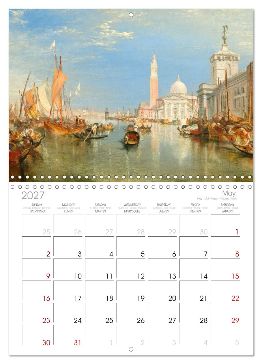 Venedig - Gemälde aus drei Jahrhunderten. Kunstkalender