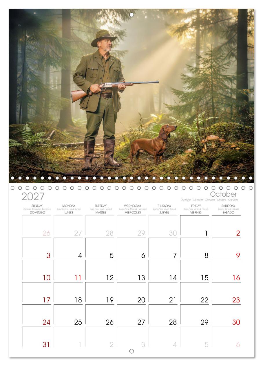 Jäger im Wald