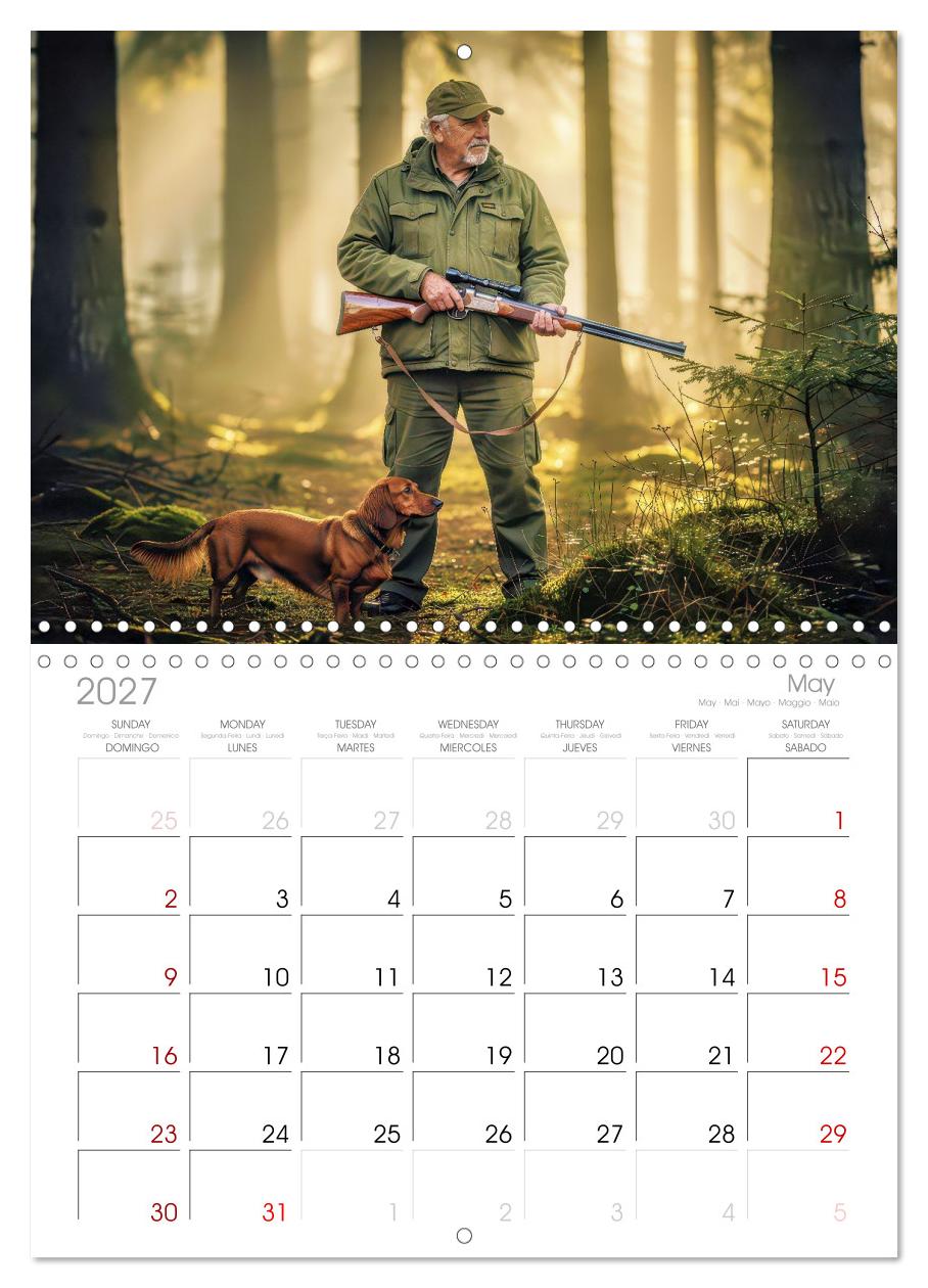 Jäger im Wald