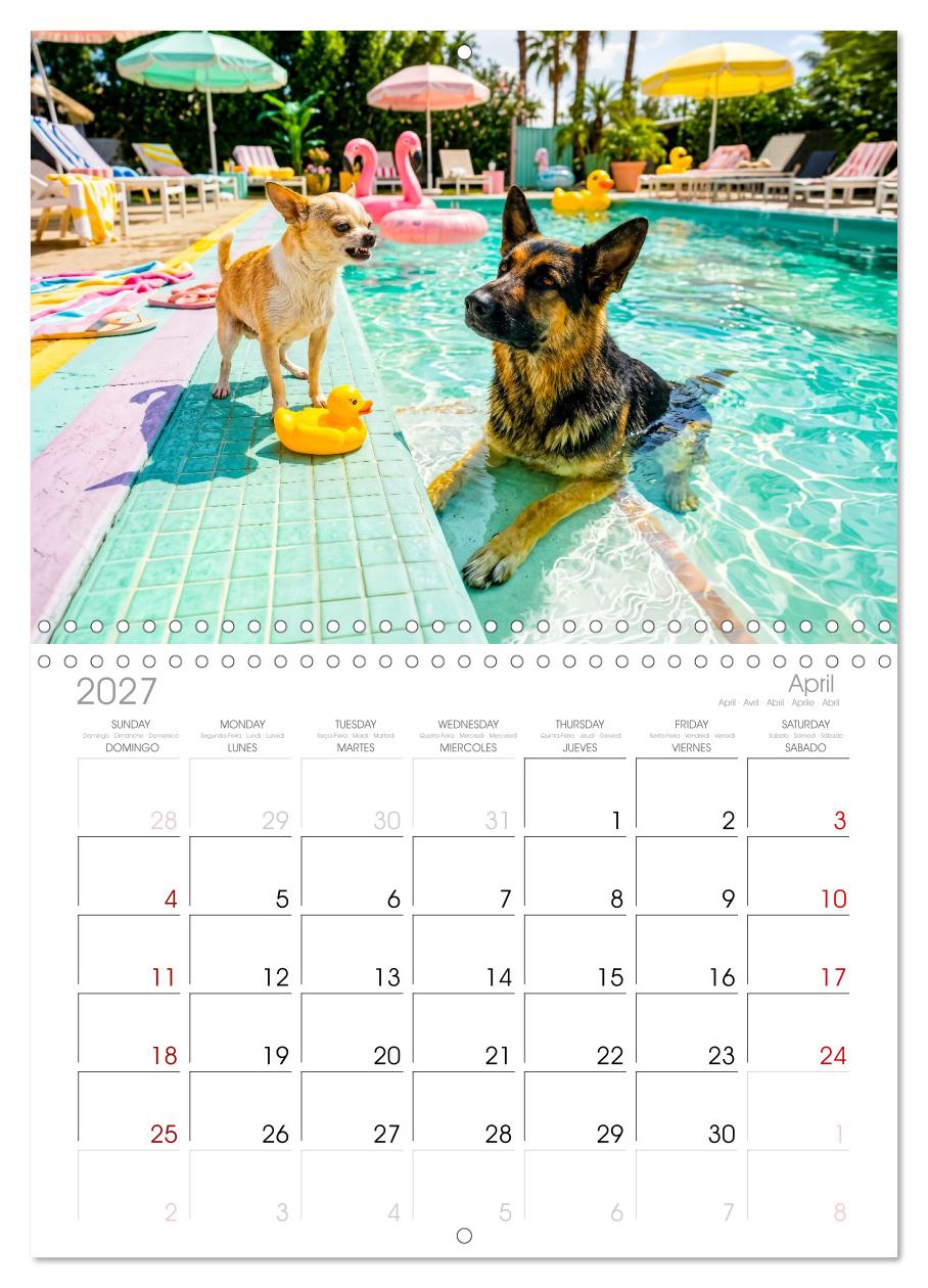 Hunde am Pool - Sommer, Spaß und nasse Pfoten