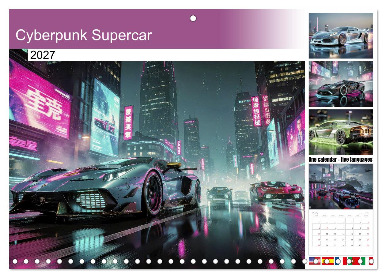 Cyberpunk-Supersportwagen