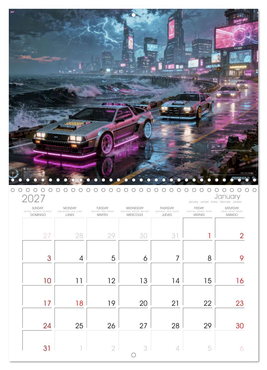 Cyberpunk-Supersportwagen