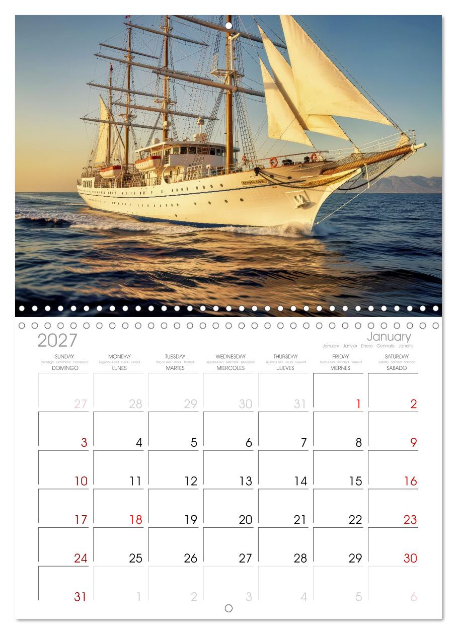 Angelehnt an Segelkreuzfahrtschiffe