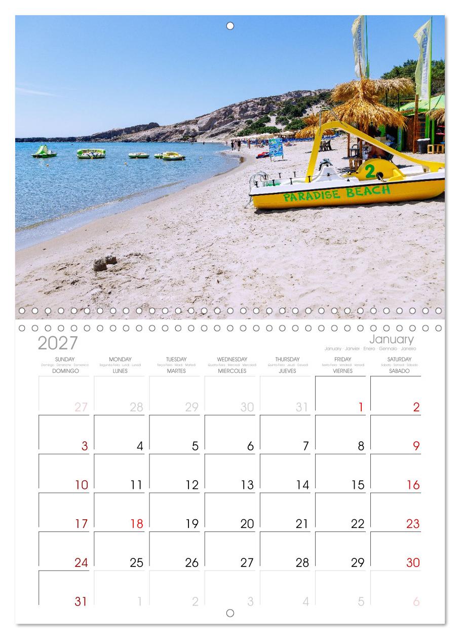 Griechische Insel Kos. Sommerstimmung in den Farben der Ägäis