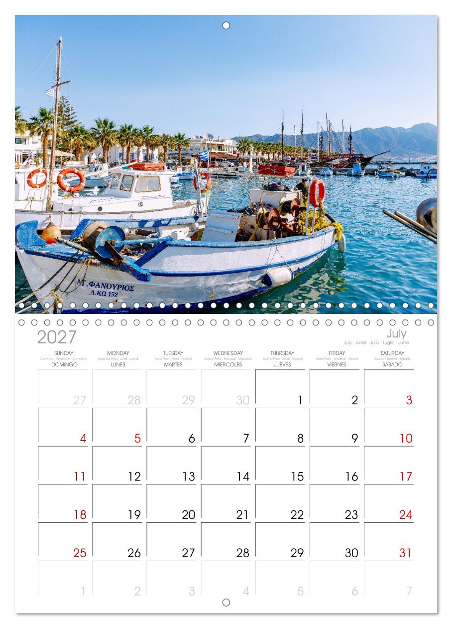 Griechische Insel Kos. Sommerstimmung in den Farben der Ägäis