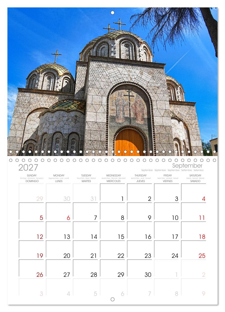 Kirchen am Ohridsee und in Skopje