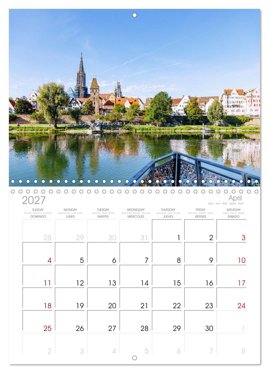 Donaustadt Ulm. Panoramaansichten und Stadtmomente