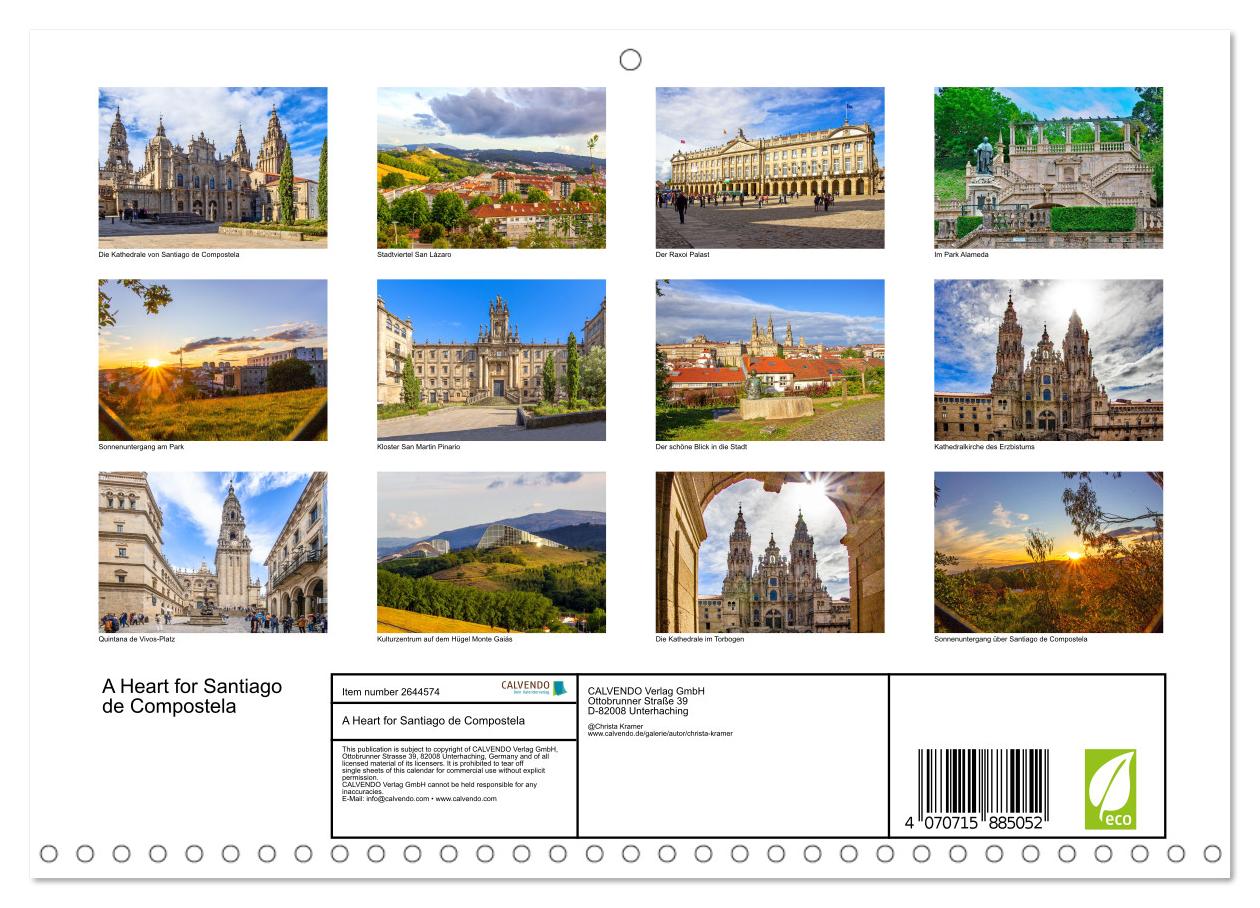 Ein Herz für Santiago de Compostela